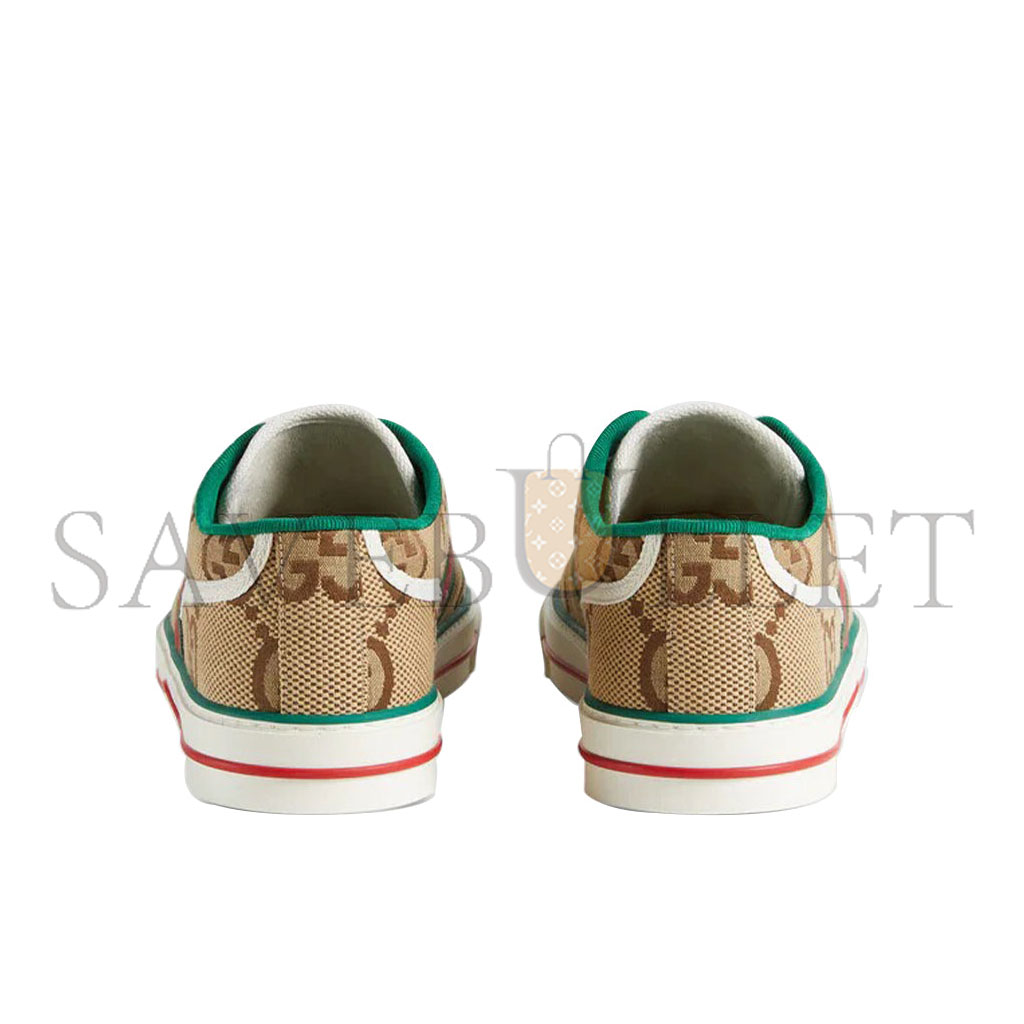 GUCCI TENNIS 1977 SHOES 'BEIGE RED GREEN' 677651